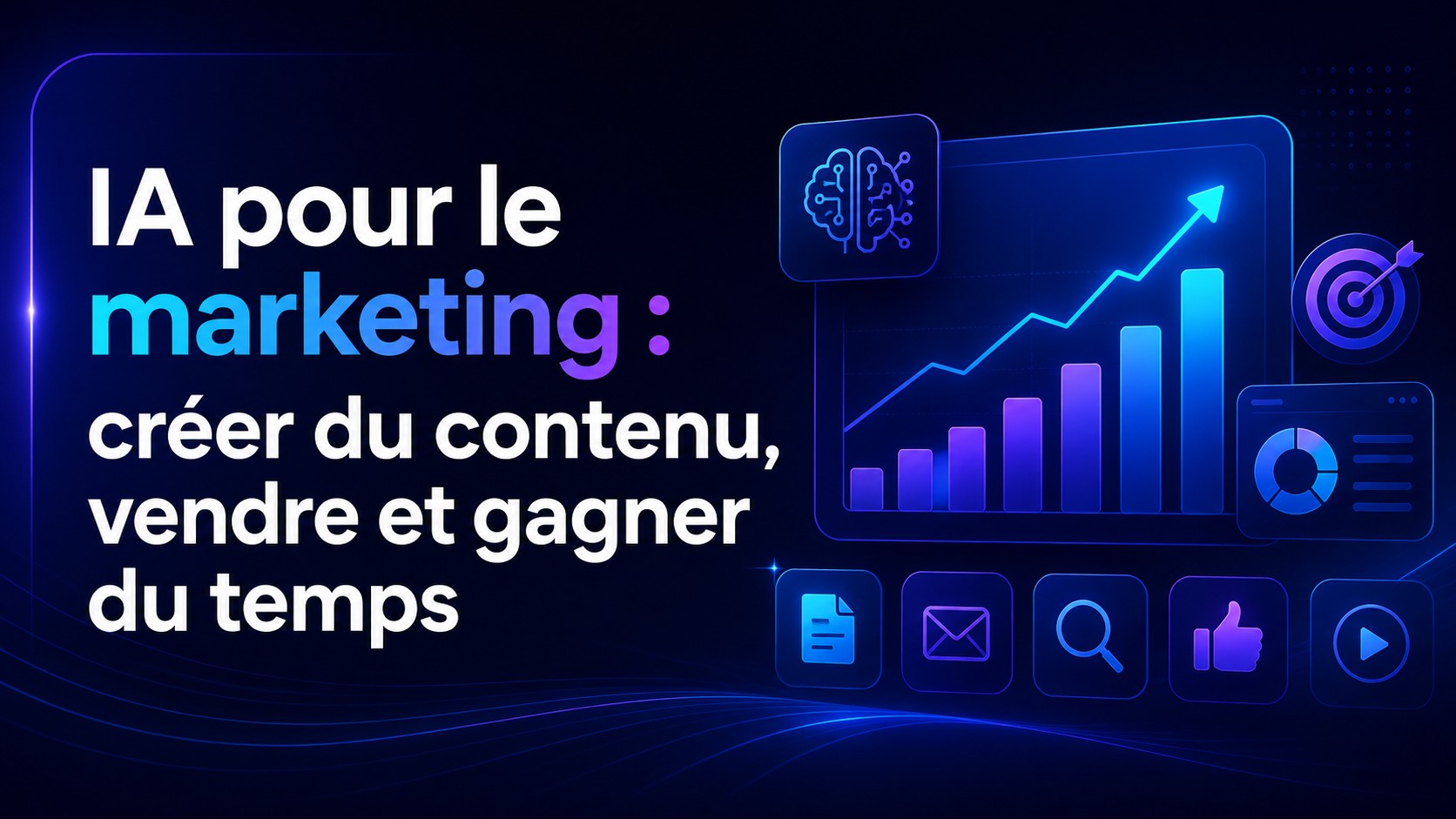 IA pour le marketing : créer du contenu, vendre et gagner du temps